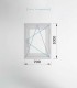 Janela PVC 70x100cm Oscilobatente Direita Nogueira Vidro Duplo