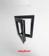 Janela PVC 50x60cm Oscilobatente Esquerda Antracite Vidro Duplo Fosco Liso Aluplast