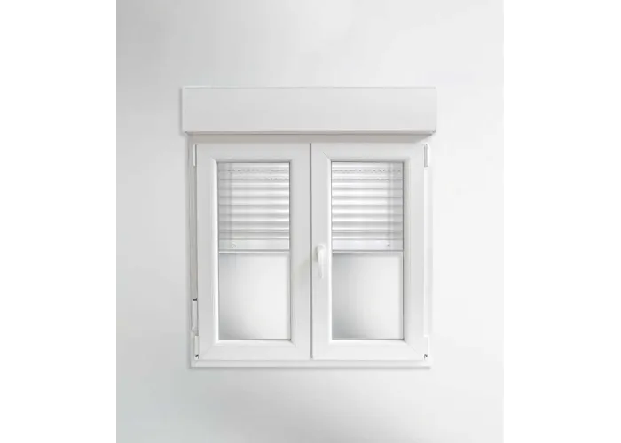 Janela PVC 100x117cm Oscilobatente com Estore Vidro Duplo | Cando