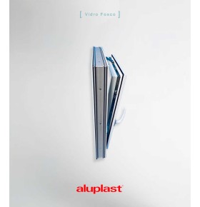 Janela PVC 60x100 Oscilobatente vidro Fosco Aluplast A+ | Entrega rápida