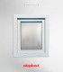 Janela PVC 60x100 Oscilobatente vidro Fosco Aluplast A+ | Entrega rápida