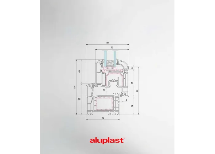 Janela PVC 60x100 Oscilobatente vidro Fosco Aluplast A+ | Entrega rápida