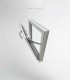 Janela PVC 50x40cm Basculante Vidro Duplo Fosco | Entrega rápida