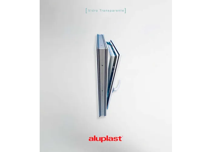 Janela PVC 80x100 cm Oscilobatente vidro duplo | Aluplast A+