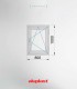 Janela PVC 80x100 Oscilobatente vidro Fosco Aluplast A+ | Entrega rápida