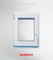Janela PVC 80x100cm Oscilobatente ESQUERDA Vidro Duplo ALUPLAST