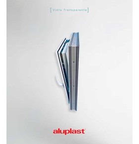 Janela PVC 80x100 cm Oscilobatente vidro duplo | Aluplast A+