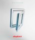 Janela PVC 90x120 cm Oscilobatente vidro duplo | Aluplast A+