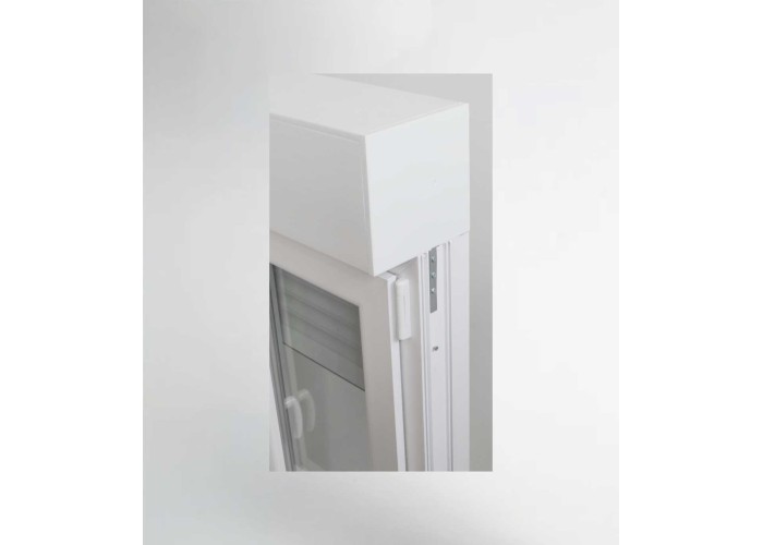 Janela PVC 140x117cm Oscilobatente com Estore Vidro Duplo | Cando