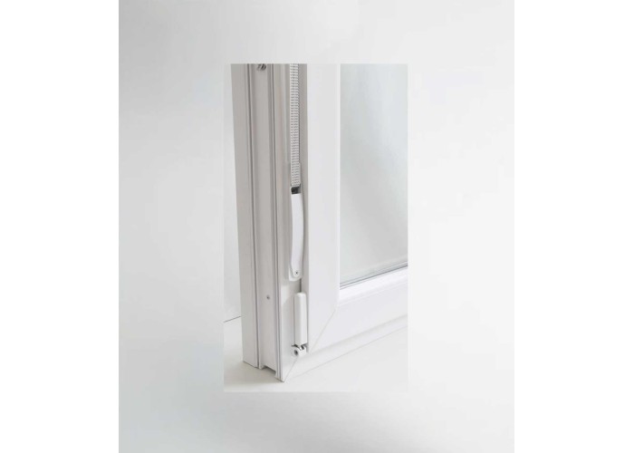 Janela PVC 140x117cm Oscilobatente com Estore Vidro Duplo | Cando