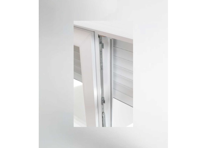 Janela PVC 140x117cm Oscilobatente com Estore Vidro Duplo | Cando