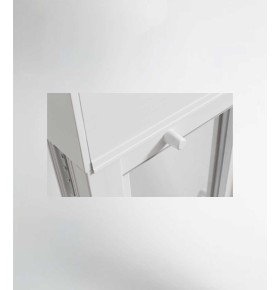 Janela PVC 120x117cm Oscilobatente com Estore Vidro Duplo | Cando