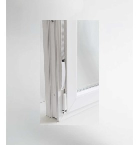 Janela PVC 120x117cm Oscilobatente com Estore Vidro Duplo | Cando