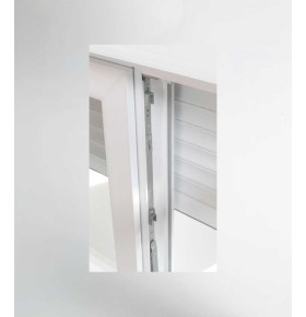 Janela PVC 120x117cm Oscilobatente com Estore Vidro Duplo | Cando