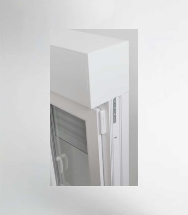 Janela PVC 100x117cm Oscilobatente com Estore Vidro Duplo CANDO