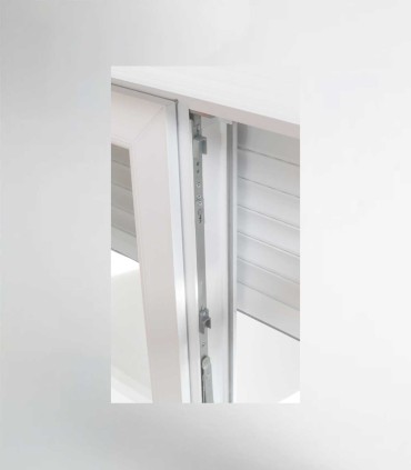 Janela PVC 100x117cm Oscilobatente com Estore Vidro Duplo CANDO