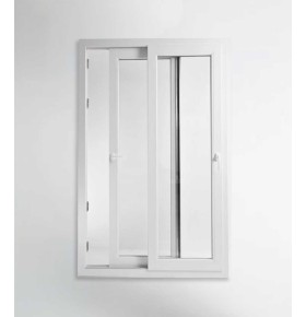 Porta Janela de Correr PVC 120x200cm Vidro Duplo Aluplast