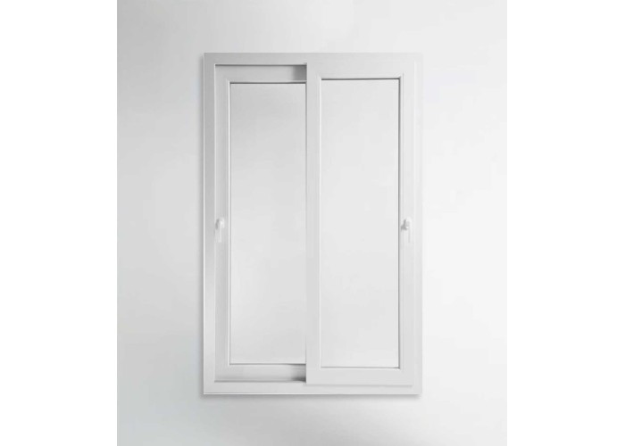 Porta Janela de Correr PVC 120x200cm Vidro Duplo Aluplast