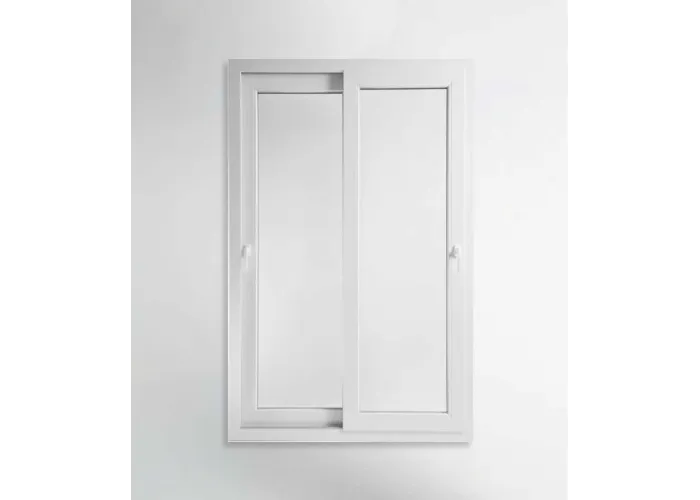 Porta Janela de Correr PVC 120x200cm Vidro Duplo Aluplast