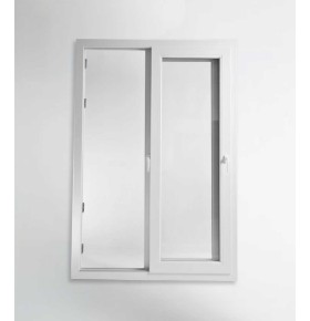 Porta Janela de Correr PVC 120x200cm Vidro Duplo Aluplast