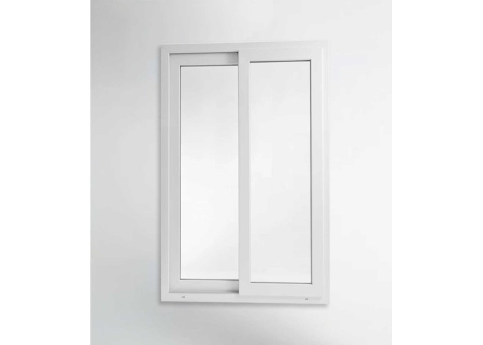 Porta Janela de Correr PVC 120x200cm Vidro Duplo Aluplast