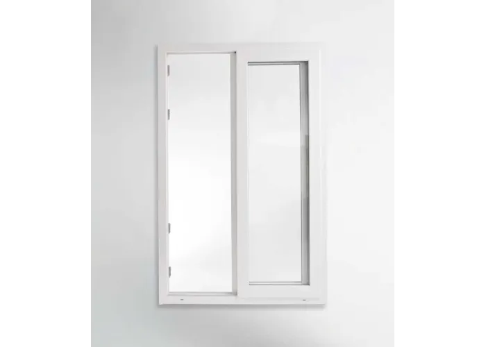 Porta Janela de Correr PVC 120x200cm Vidro Duplo Aluplast
