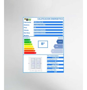 Porta Janela de Correr PVC 120x200cm Vidro Duplo Aluplast