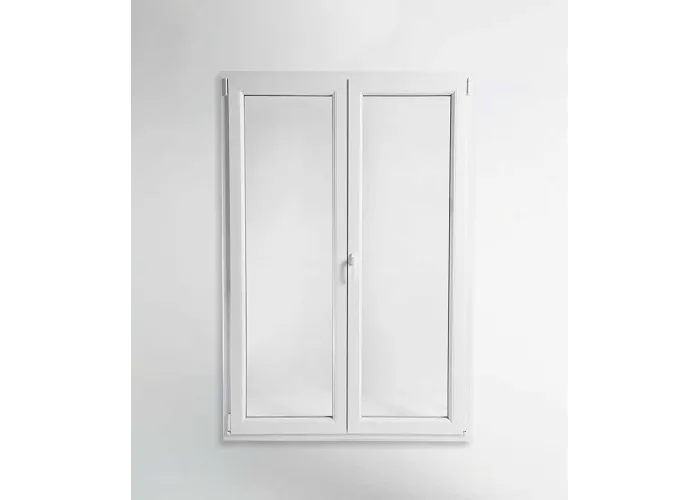 Porta Janela PVC Oscilobatente 120x200cm Vidro Duplo Aluplast