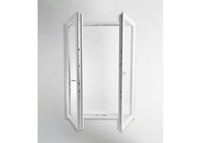 Porta Janela PVC Oscilobatente 150x200cm Vidro Duplo Aluplast
