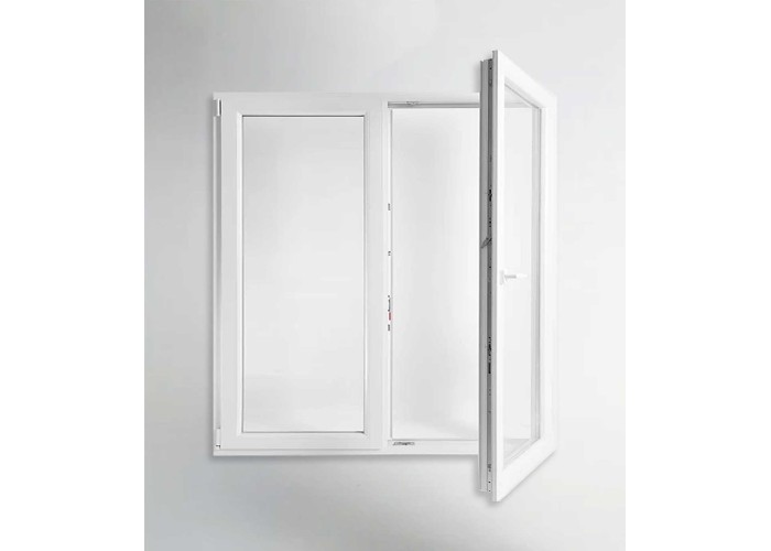 Porta Janela PVC Oscilobatente 200x200cm Vidro Duplo ALUPLAST