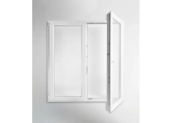 Porta Janela PVC Oscilobatente 200x200cm Vidro Duplo ALUPLAST