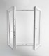 Porta Janela PVC Oscilobatente 200x200cm Vidro Duplo Aluplast