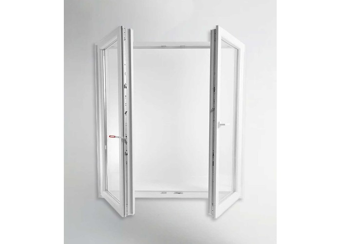 Porta Janela PVC Oscilobatente 200x200cm Vidro Duplo Aluplast