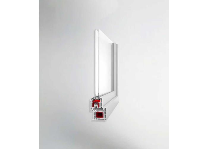 Porta Janela PVC Oscilobatente 200x200cm Vidro Duplo Aluplast