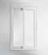 Porta Janela de Correr PVC 120x218,5cm com Estore Vidro Duplo Aluplast