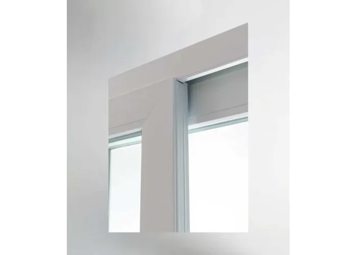 Porta Janela de Correr PVC 120x218,5cm com Estore Vidro Duplo Aluplast