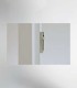 Porta Janela de Correr PVC 120x218,5cm com Estore Vidro Duplo Aluplast