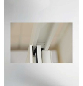 Porta Janela de Correr PVC 150x218,5cm com Estore Vidro Duplo Aluplast