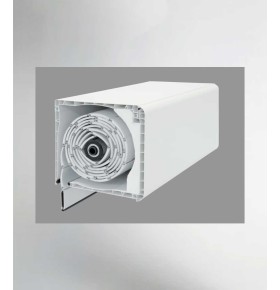 Porta Janela de Correr PVC 150x218,5cm com Estore Vidro Duplo Aluplast