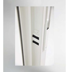 Porta Janela de Correr PVC 150x218,5cm com Estore Vidro Duplo Aluplast