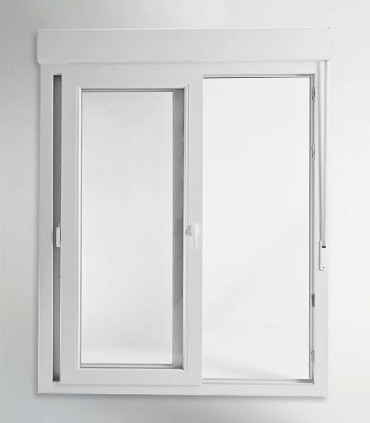 Porta Janela de Correr PVC 200x218,5cm com Estore Vidro Duplo ALUPLAST Fabrico Especial