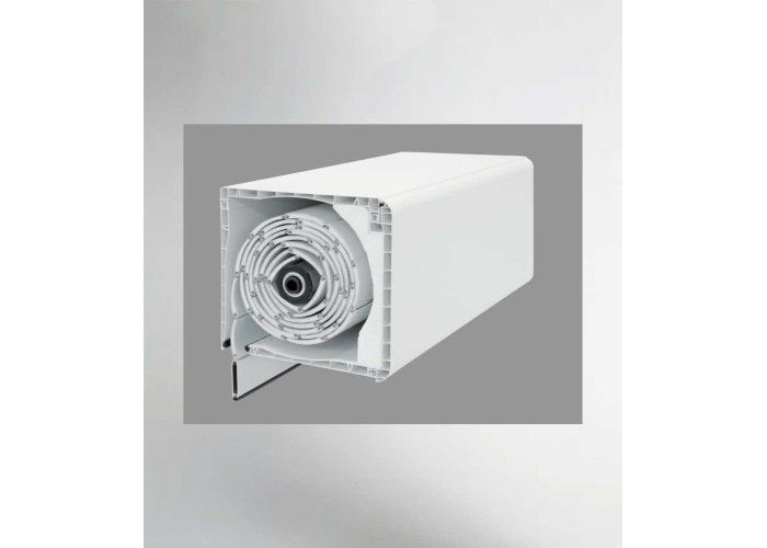 Porta Janela de Correr PVC 200x218,5cm com Estore Vidro Duplo Aluplast