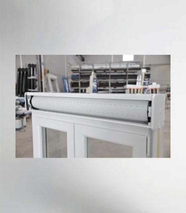 Porta Janela de Correr PVC 200x218,5cm com Estore Vidro Duplo ALUPLAST Fabrico Especial