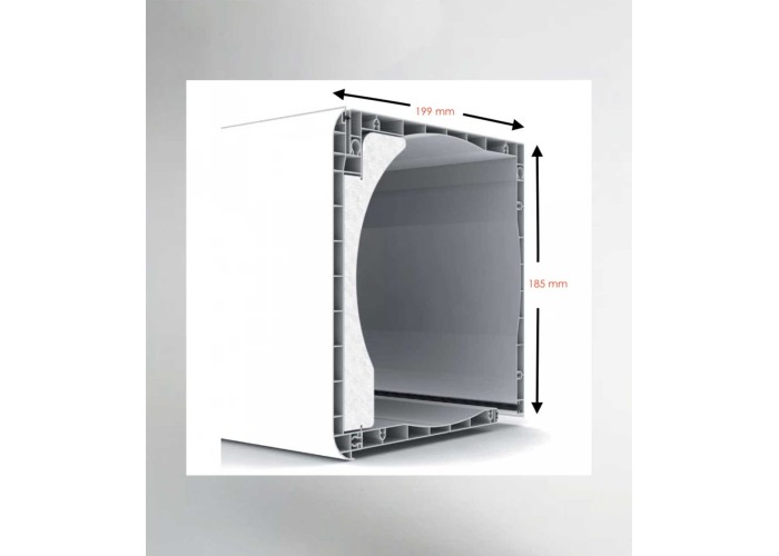 Porta Janela de Correr PVC 200x218,5cm com Estore Vidro Duplo Aluplast