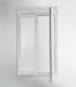 Porta Janela PVC Oscilobatente 120x218,5cm com Estore Vidro Duplo Aluplast