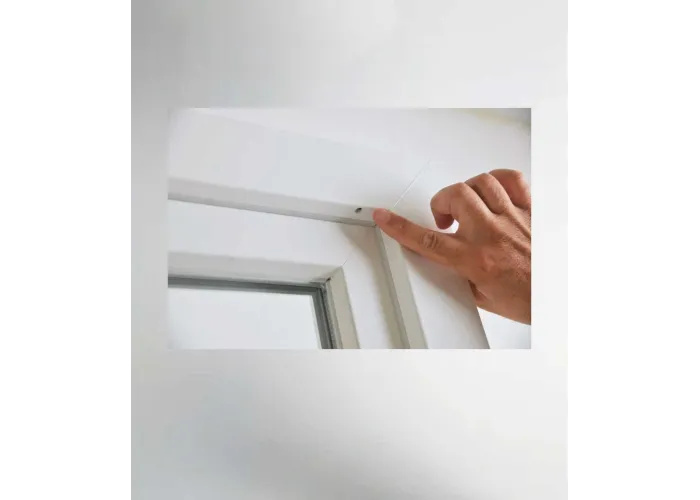 Porta Janela PVC Oscilobatente 120x218,5cm com Estore Vidro Duplo Aluplast