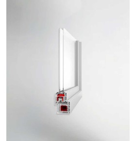 Porta Janela PVC Oscilobatente 120x218,5cm com Estore Vidro Duplo Aluplast