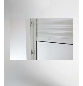 Porta Janela PVC Oscilobatente 150x218,5cm com Estore Vidro Duplo Aluplast