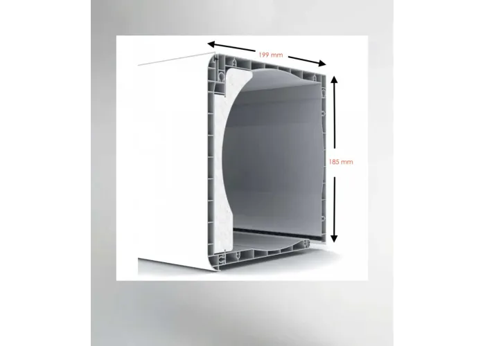 Porta Janela PVC Oscilobatente 150x218,5cm com Estore Vidro Duplo Aluplast