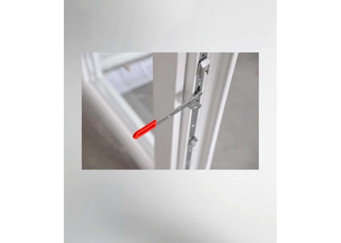 Porta Janela PVC Oscilobatente 200x218,5cm com Estore Vidro Duplo Aluplast